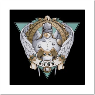 Digimon of Hope Angemon - Angel wings - Patamon Tattoo Posters and Art